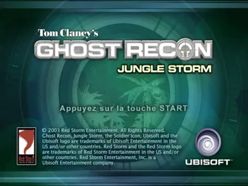 Tom Clancy's Ghost Recon - Jungle Storm screen shot title